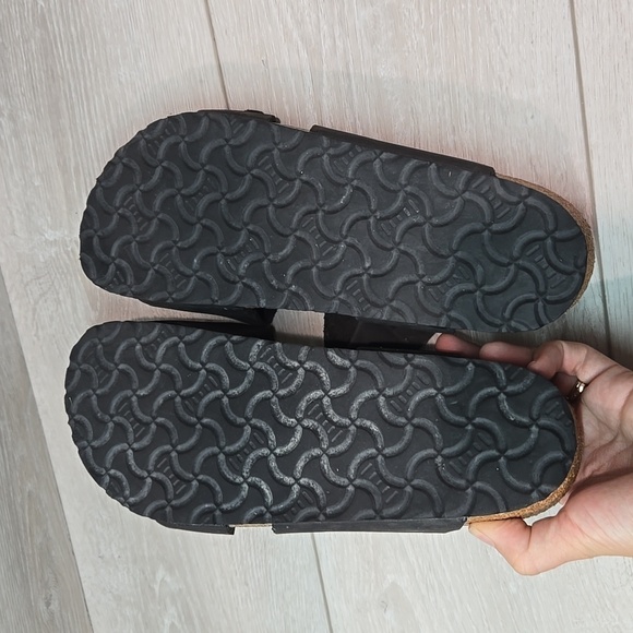 Aerothotic Women Florida Leather sandal slide flats shoes sz 40/9 - Picture 11 of 13